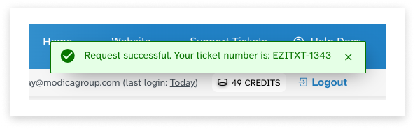 colourful screenshot showing options to add recipients when sending a New Message under EziMessage