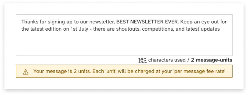 colourful screenshot showing options to add recipients when sending a New Message under EziMessage